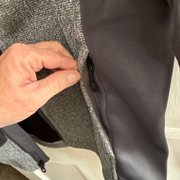 Men's Spyder Performance Jacket S Heather Gray Black - Picture 6 of 6